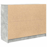Sideboard Concrete Grey 100x35x76 cm Engineered Wood 3328501