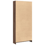 Bookcase Brown Oak 80x24x176 cm Engineered Wood 857859