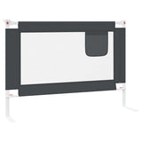 Toddler Safety Bed Rail Dark Grey 90x25 cm Fabric 10225