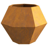 Planter Rusty 75 x 75 x 60 cm Weathering Steel 884050