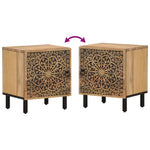 ZNTS Bedside Cabinets 2 pcs 40x33x46 cm Solid Wood Mango 358209