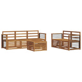 Sofa Sets 6 pcs Natural Solid Acacia Wood 3374379