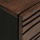Bedside Cabinet Walnut 50 x 33 x 60 cm Solid Acacia wood 4018016