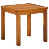 Sun Lounger Light brown Acacia wood Large Multi-Position Backrest 41746