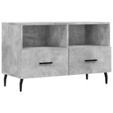 TV Cabinet Concrete Grey 80x36x50 cm Engineered Wood 828992