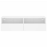 TV Wall Cabinet White 100x30x30 cm Engineered Wood 836882