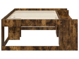 Kids'Bed Frame with Storage Smoked Oak 75 x 190 cm 3422639