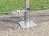 Welded Wire Fence with Concrete Base 50 x 1 m 3353834