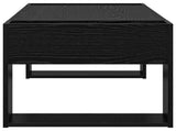 Coffee Table Black Oak 110 x 50 x 41 cm Engineered Wood 8000157