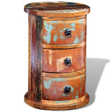 Reclaimed Cabinet with 3 Drawers Solid Wood 241646