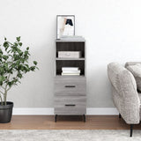 Sideboard Grey Sonoma 34.5x34x90 cm Engineered Wood 828690