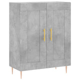 Highboard Concrete Grey 69.5x34x180 cm Engineered Wood 3198333