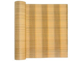 Balcony Screen Light Brown 500x90 cm Poly Rattan 156272
