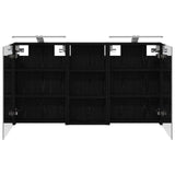Bathroom Cabinet Set 3 pcs 110 x 10.5 x 60.5 cm Engineered wood 3403721