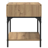 Bedside Table 2 pcs Artisan Oak 40 x 40 x 50 cm Engineered Wood 881815