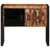 Console Cabinet Multicolour 90x35x75 cm Solid Wood Reclaimed 4013572