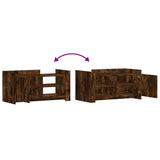 Coffee Table Smoked Oak 100x50x50 cm Engineered Wood 848364