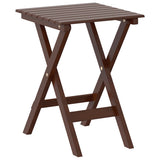 Rocking Chair with Foldable Table Brown Solid Wood Poplar 3281256