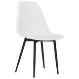 Dining Chairs 2 pcs White PP 338042