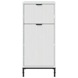 Bathroom Cabinet with Drawer with Door White 39.5 x 36 x 88 cm 883394