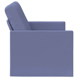 2 Seater Sofa Jeans Blue 150 x 81 x 82 cm Fabric 42041085