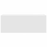 Bathroom Wall Cabinet White 80x25x40 cm Engineered Wood 860085