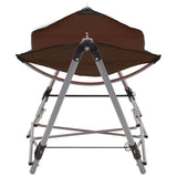 Hammock with Foldable Stand Brown 44367