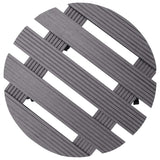 Plant Trolleys 4 pcs Grey 30x7,5 cm WPC 3143924