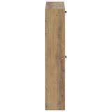 Wall-Mounted Shoe Cabinet HAARLEM 71 x 17 x 86 cm Artisan Oak 896864