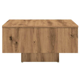 ZNTS Coffee Table Artisan Oak 60x60x31.5 cm Engineered Wood 856551