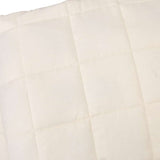 Weighted Blanket Light Cream 138x200 cm Single 6 kg Fabric 350754