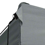 Foldable Tent Pop-Up with 4 Side Walls 3x4.5 m Anthracite 44970