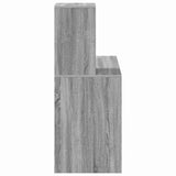 Desk with Shelf Grey Sonoma 102 x 50 x 124 cm Engineered Wood 869359