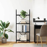 Bookshelf Black Oak 60 x 30 x 146 cm Engineered wood 879911