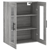 Wall Mounted Cabinet Grey Sonoma 69.5x34x90 cm 828506