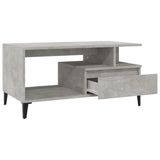 Coffee Table Concrete Grey 90x49x45 cm Engineered Wood 819624