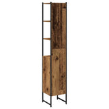 Bathroom Cabinet Old wood 33 x 33 x 185.5 cm Engineered Wood 862238