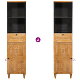 Bathroom Cabinet Light Brown 38 x 33 x 160 cm Engineered Wood 4018102