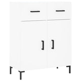 Highboard White 69.5x34x180 cm Engineered Wood 3199873