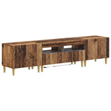 5 Piece LED TV Cabinet Old Wood Engineered Wood 3416607