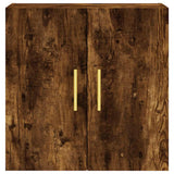 Wall Cabinet Smoked Oak 60x31x60 cm Engineered Wood 829953