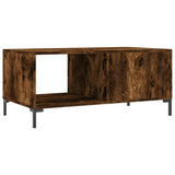 Coffee Table Smoked Oak 90x50x40 cm Engineered Wood 829217