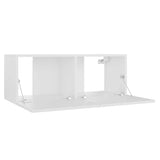 3 Piece TV Cabinet Set White Engineered Wood 3078654
