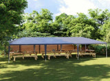 Party Tent 4x9 m Blue 48505