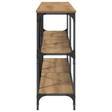 Console Table Artisian Oak 200 x 30 x 75 cm Engineered Wood 863446