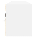TV Wall Cabinet with LED White 180x31x38 cm 3307947