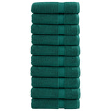 Premium Bath Towels "SOLUND" 10 pcs Green 100x150 cm 600 gsm 137337