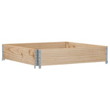 Garden Planter 100x100 cm Solid Pine Wood 3295395