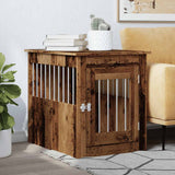 Dog Crate Furniture Old Wood 55x75x65 cm Engineered Wood 857639