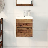 Bathroom Sink Cabinet Black Oak 41 x 39 x 62 cm Engineered Wood 3333149